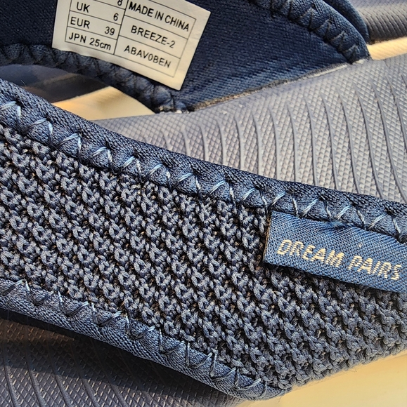 Dream Pairs Flip Flops Comfortable Beach Shoes Sandals Size 8 - Picture 2 of 9